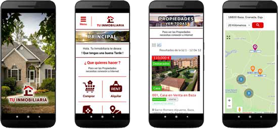 fotos de app de inmobiliarias