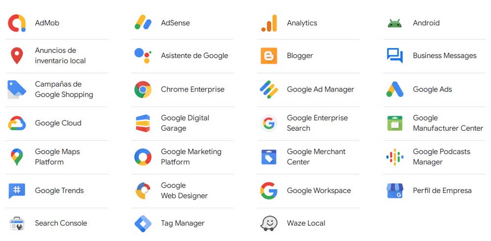 foto de productos google para empresas